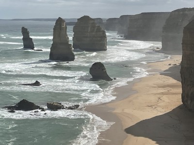 12 Apostles along the coast