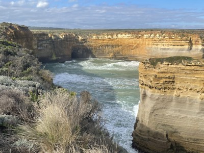 View east of the Razorback