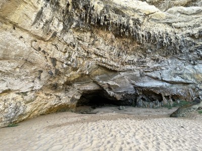 Cliff behind Loch Ard Gorge