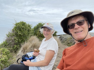 Lunctime on the top of Cape Bridgewater
