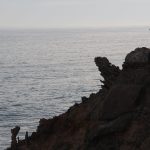 Jagged coastal rocks, Cape Nelson