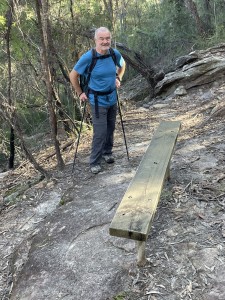 Rest spot on the way up.