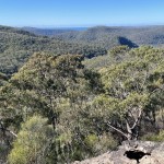 Views to the sea over Porto Bay.