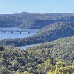 Main rail bridge north from Brooklyn.