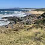 View south from Bingi to Tuross and Gulaga (Mount Dromedary).